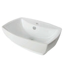 Kingston Brass EV8145 Vessel Sink, White