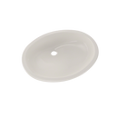 TOTO Dantesca Oval Undermount Bathroom Sink with CeFiONtect, Colonial White LT597G