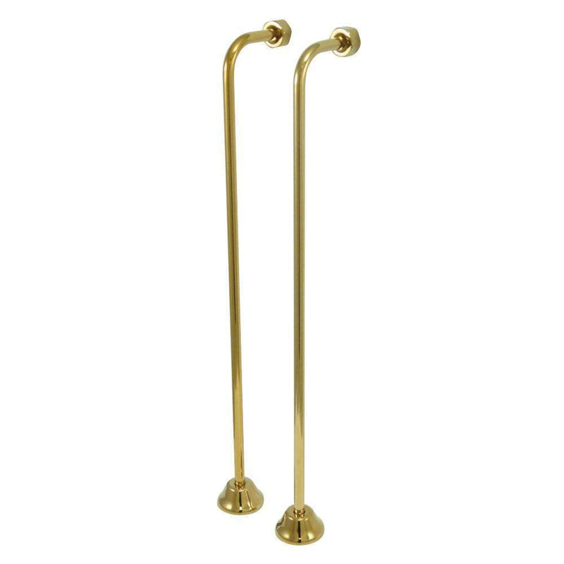 Kingston Brass CC462 Offset Bath Supply, Polished Brass