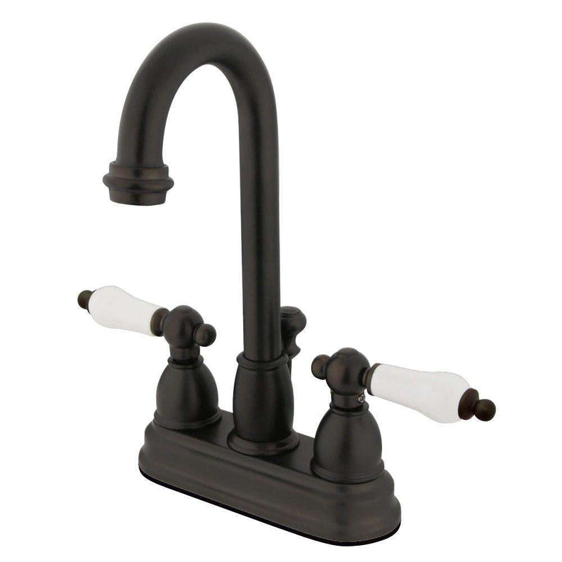 Kingston Brass KB3615PL 4 in. Centerset Bath Faucet Bronze