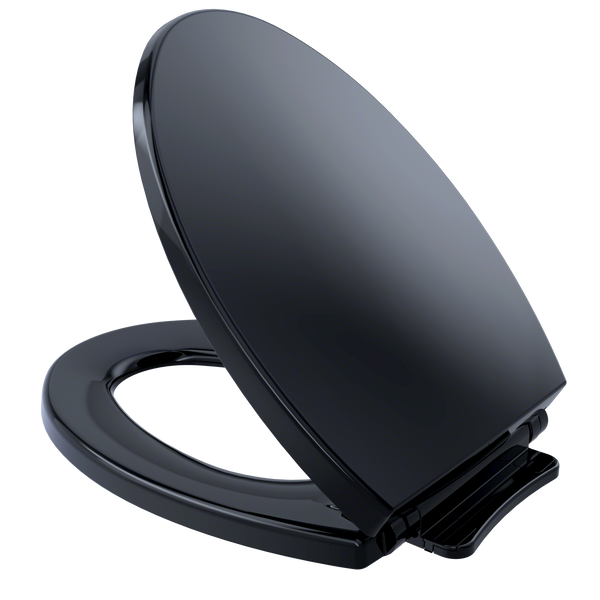 TOTO SoftClose Non Slamming, Slow Close Elongated Toilet Seat and Lid, Ebony SS114#51