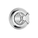 TOTO Vivian Cross Handle Volume Control Trim, Polished Chrome TS220C