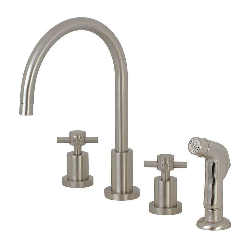 Kingston Brass KS8728DX Widespread Kitchen Faucet