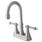 Kingston Brass KS2498TL Bar Faucet, Brushed Nickel