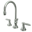 Kingston Brass FS2981GL in. Widespread Bath Faucet