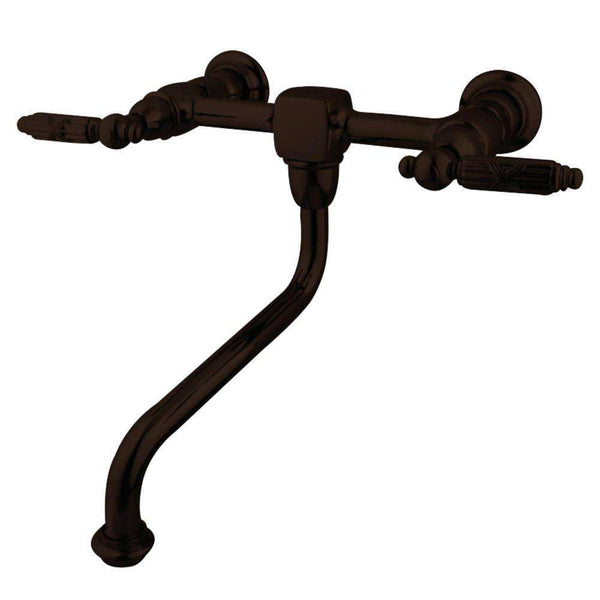 Kingston Brass KS1215GL Wall Mount Bath Faucet Bronze