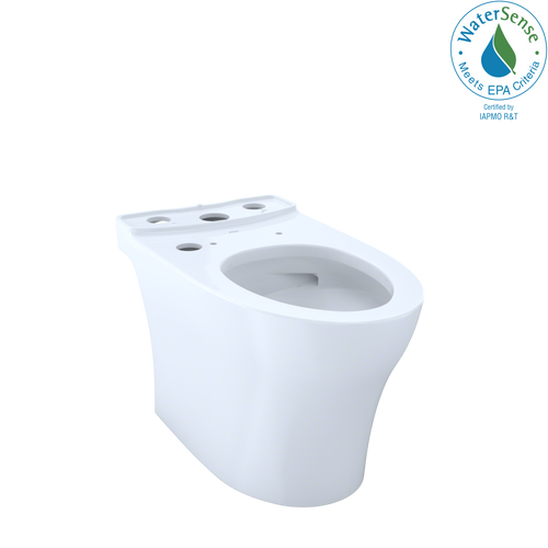 TOTO Aquia IV WASHLET Elongated Skirted Toilet Bowl with CEFIONTECT, Cotton White CT446CUGT40#01