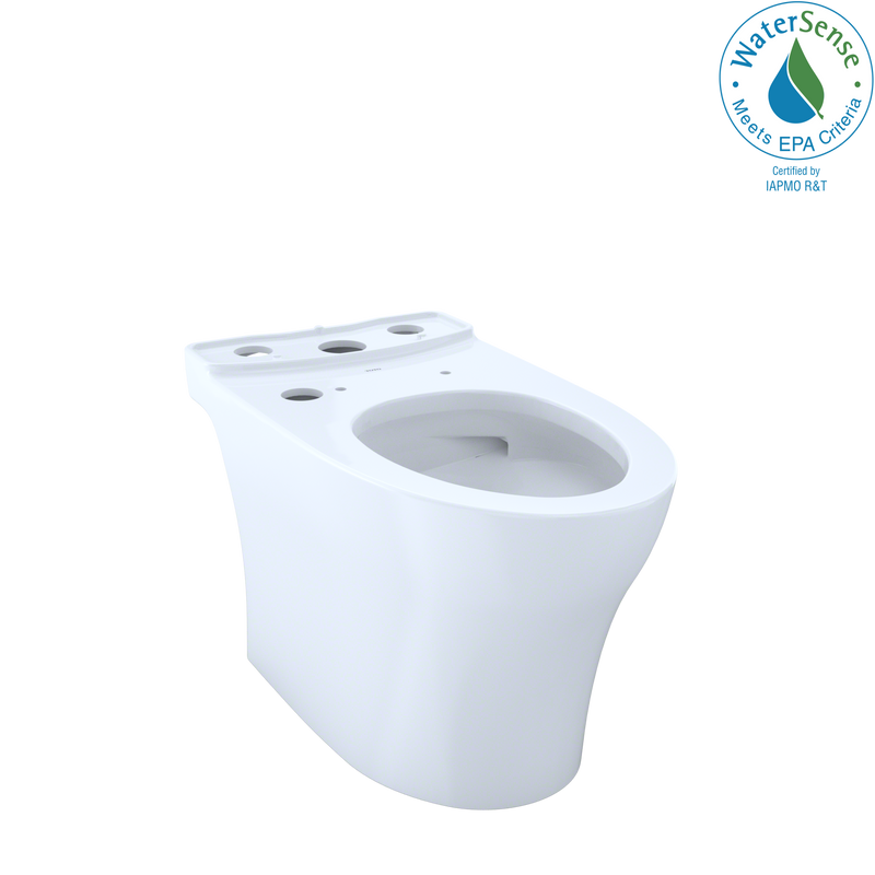 TOTO Aquia IV WASHLET Elongated Skirted Toilet Bowl with CEFIONTECT, Cotton White CT446CUGT40