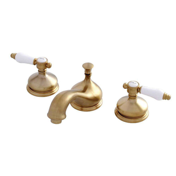 Kingston Brass KS1167BPL 8 in. Widespread Bathroom Faucet