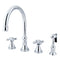 Kingston Brass KS2791AXBS Widespread Kitchen Faucet