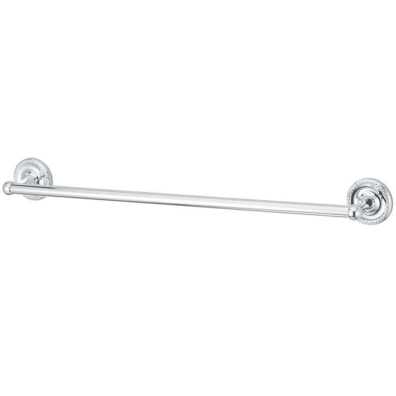 Kingston Brass BA911C 24" Towel Bar, Polished Chrome