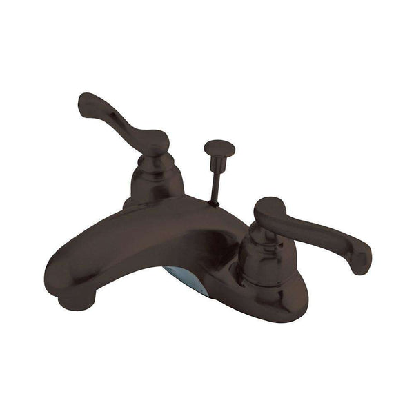 Kingston Brass KB625FL 4 in. Centerset Bath Faucet Bronze