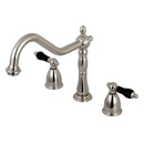 Kingston Brass KB1798PKLLS Widespread Kitchen Faucet