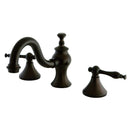 Kingston Brass KC7165NL 8 in. Widespread Bath Faucet Bronze