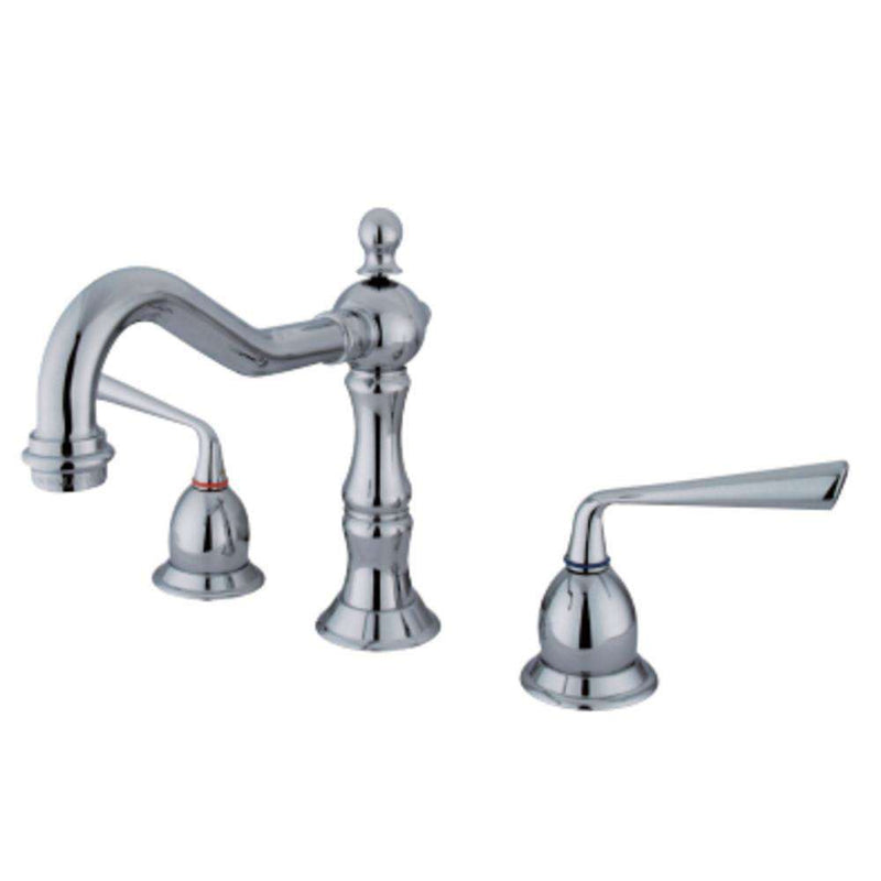 Kingston Brass KS1971ZL 8 in. Widespread Bath Faucet