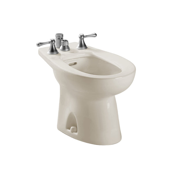 TOTO Piedmont Deck Mount Vertical Spray Flushing Rim Bidet, Sedona Beige BT500B#12