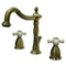 Kingston Brass KB1973PX 8 in. Wsp Bath Faucet, Antique Brass