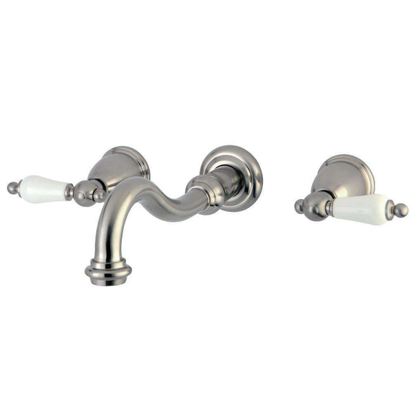 Kingston KS3128PL Vintage 2-Hnd Wall Mount Bath Faucet