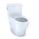 TOTO Legato One-Piece Elongated 1.28 GPF WASHLET and Auto Flush Ready Toilet with CEFIONTECT, Cotton White CST624CEFGAT40