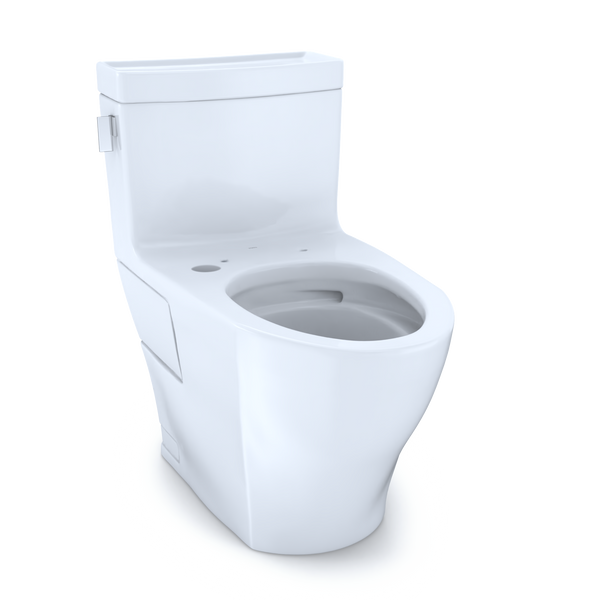 TOTO Legato One-Piece Elongated 1.28 GPF WASHLET and Auto Flush Ready Toilet with CEFIONTECT, Cotton White CST624CEFGAT40#01