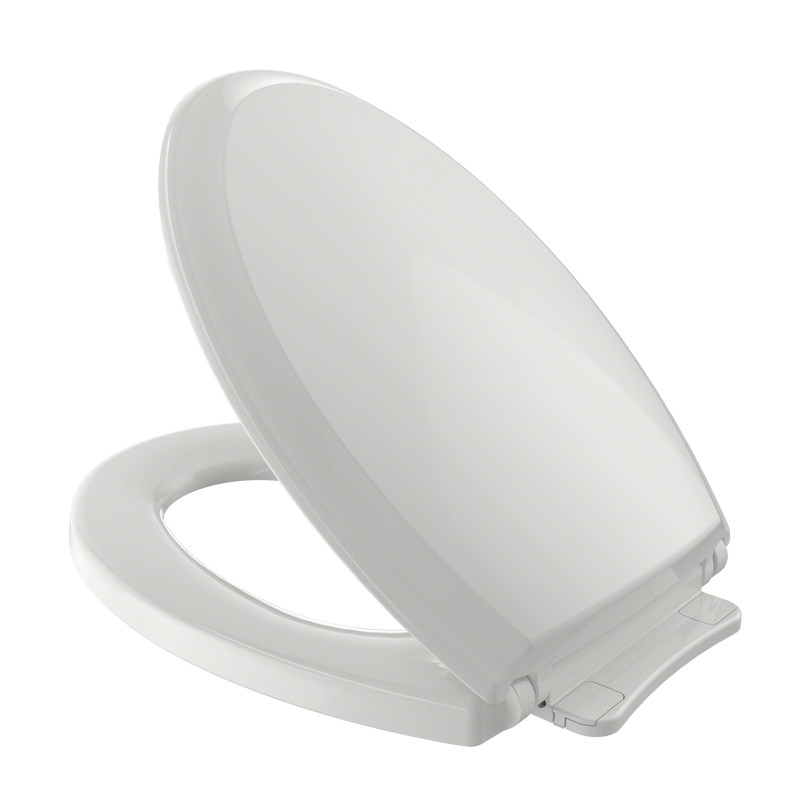 TOTO Guinevere SoftClose Non Slamming, Slow Close Elongated Toilet Seat and Lid, Colonial White SS224