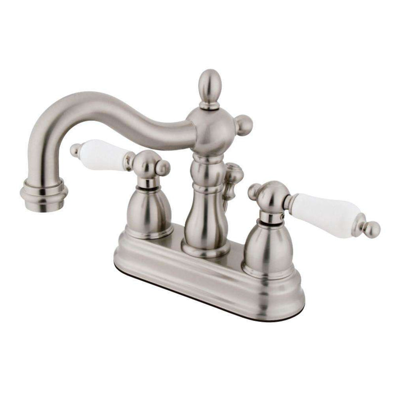 Kingston KB1608PL Heritage 4 in. Centerset Bath Faucet