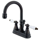 Kingston Brass KS2615PL 4 in. Centerset Bath Faucet Bronze