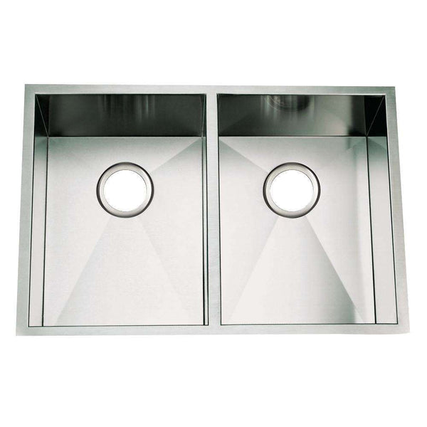 Gourmetier KUS292010DBN Undermount Double Bowl