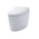 TOTO NEOREST AH Dual Flush 1.0 or 0.8 GPF Toilet with Intergeated Bidet Seat and EWATER, Cotton White- MS989CUMFG