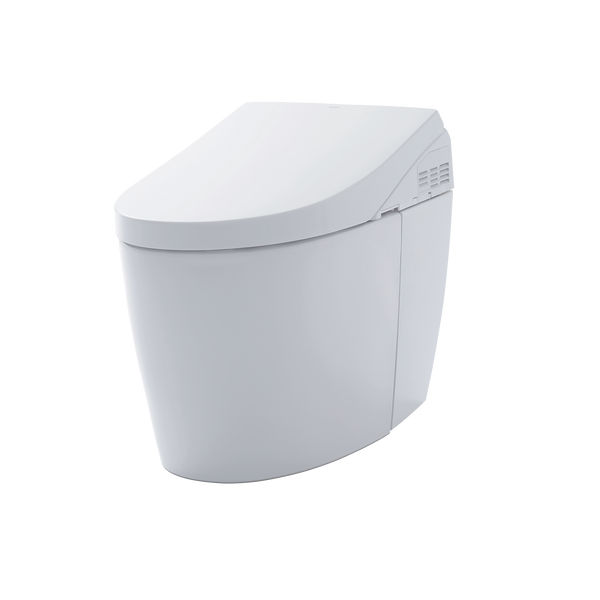 TOTO NEOREST AH Dual Flush 1.0 or 0.8 GPF Toilet with Intergeated Bidet Seat and EWATER, Cotton White- MS989CUMFG#01