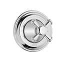 TOTO Vivian Cross Handle Three-Way Diverter Trim with Off, Polished Chrome TS220X