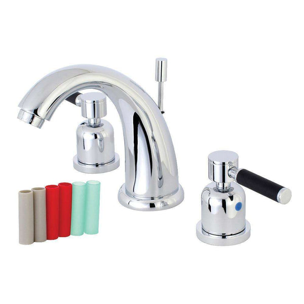 Kingston Brass KB8981DKL 8 in. Widespread Bath Faucet