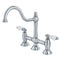 Kingston Brass KS3781PL Restoration Kitchen Bridge Faucet