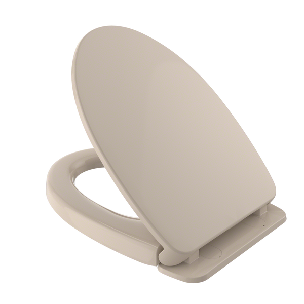 TOTO SoftClose Non Slamming, Slow Close Elongated Toilet Seat and Lid, Bone SS124#03