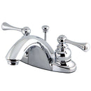 Kingston Brass GKB7641BL 4 in. Centerset Bath Faucet