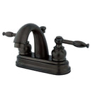 Kingston Brass GKB5615KL 4 in. Centerset Bath Faucet Bronze