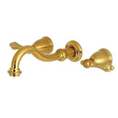 Kingston KS3127AL Vintage 2-Hnd Wall Mount Bath Faucet