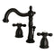 Kingston Brass KB1970AX 8 in. Wsp Bath Faucet, Matte Black