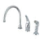 Kingston Brass KB821 Single-Handle Widespread Kitchen Faucet