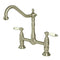 Kingston Brass KS1178PL Heritage Kitchen Bridge Faucet