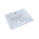 TOTO Promenade Rectangular Undermount Bathroom Sink, Cotton White LT533