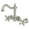 Kingston KS1258AX 8-Inch Center Wall Mount Bath Faucet