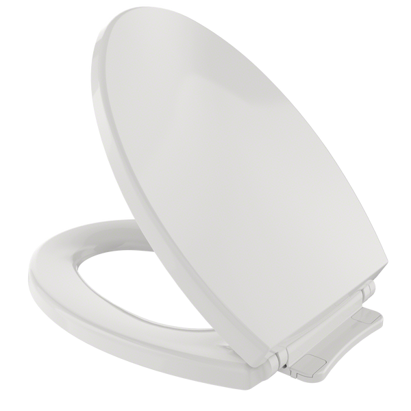 TOTO SoftClose Non Slamming, Slow Close Elongated Toilet Seat and Lid, Colonial White SS114#11