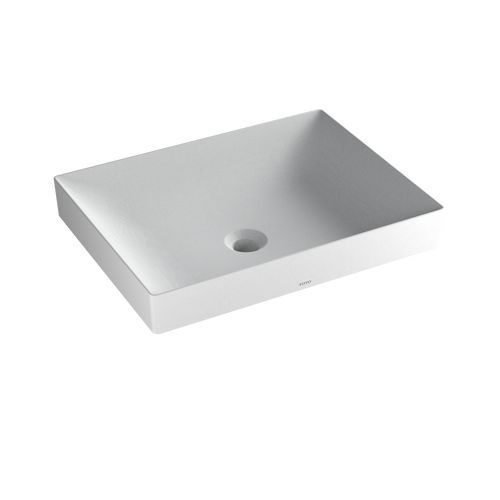 TOTO Kiwami Rectangular 20" Vessel Bathroom Sink with CEFIONTECT, CLEAN MATTE LT475MT#CMW