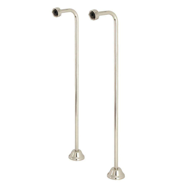 Kingston Brass CC466 Offset Bath Supply, Polished Nickel