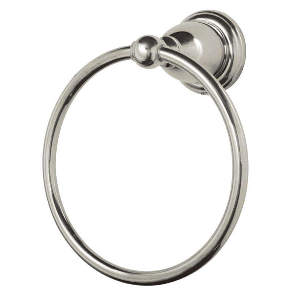 Kingston Brass BA1754PN Heritage Towel Ring, Polished Nickel