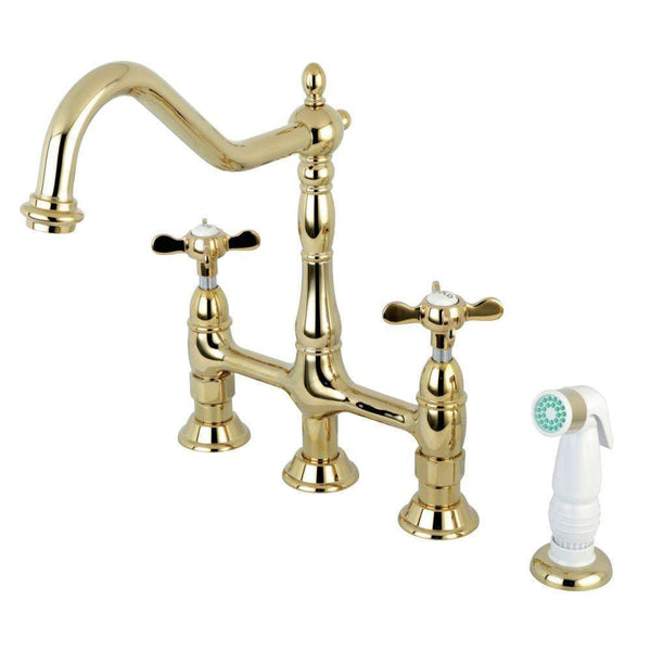 Kingston Brass KS1272BEX 8" Centerset Kitchen Faucet