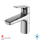 TOTO GS 1.2 GPM Single Handle Bathroom Sink Faucet with COMFORT GLIDE Technology, Polished Chrome TLG03301U#CP