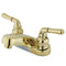 Kingston Brass GKB252LP 4 in. Centerset Bath Faucet Brass