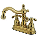 Kingston Brass KS1602TX 4 in. Centerset Bath Faucet Brass